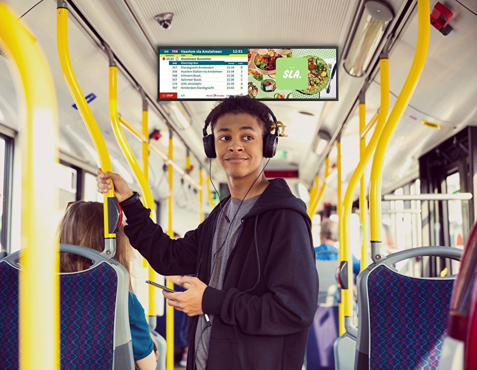 Voeg extra beleving toe aan de busrit waardoor we de reiziger iets extra’s bieden