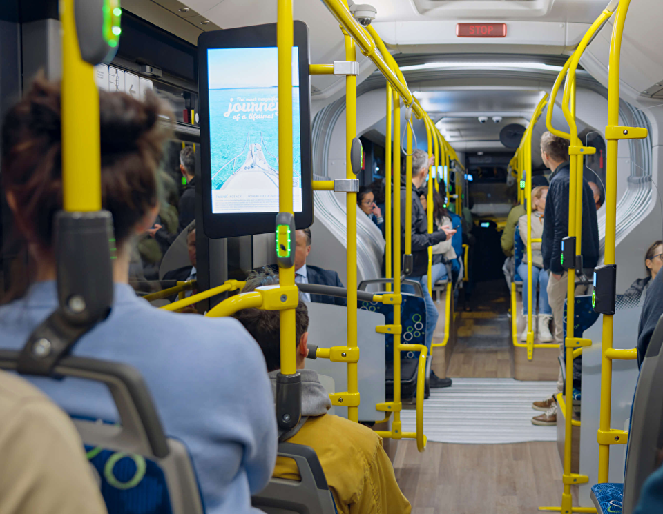 Narrowcasting in jouw vervoermiddel